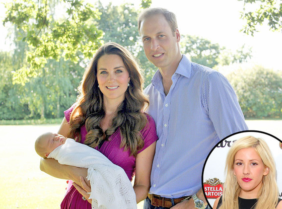 Prince George, Prince William, Duchess Kate Middleton, Ellie Goulding Prince George, Prince William, Duchess Kate Middleton, Ellie Goulding